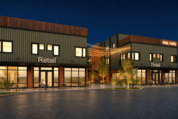 a rendering of The Railyard 